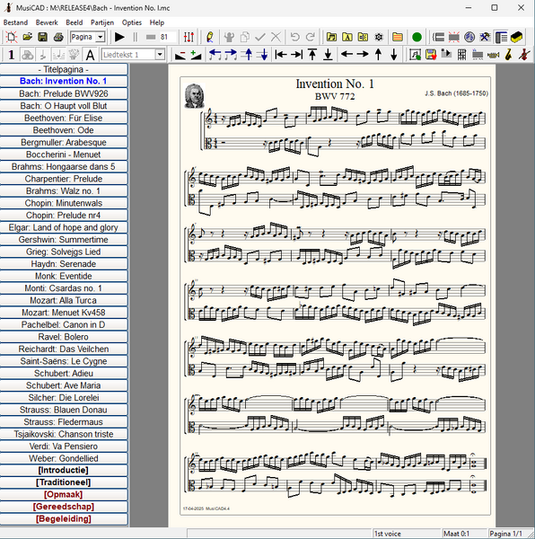 Bestand:MusiCAD-Bach-Invention.png