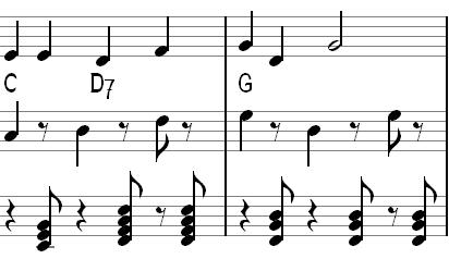 auto-bass and auto-chord in 8/8